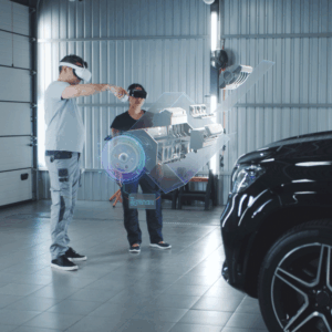 Mixed Reality fügt der Umgebung virtuelle Elemente hinzu