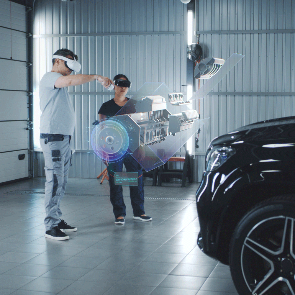 Mixed Reality fügt der Umgebung virtuelle Elemente hinzu