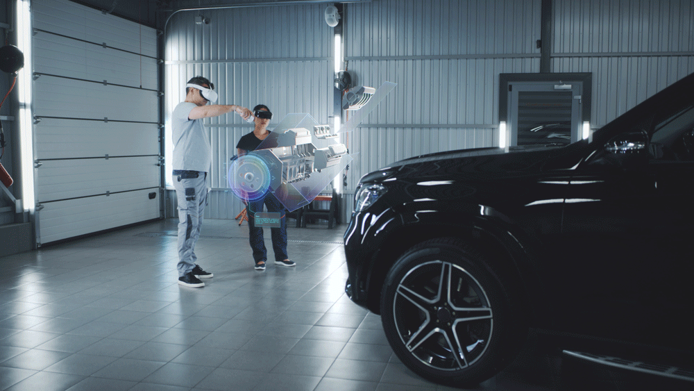 Mixed Reality fügt der Umgebung virtuelle Elemente hinzu