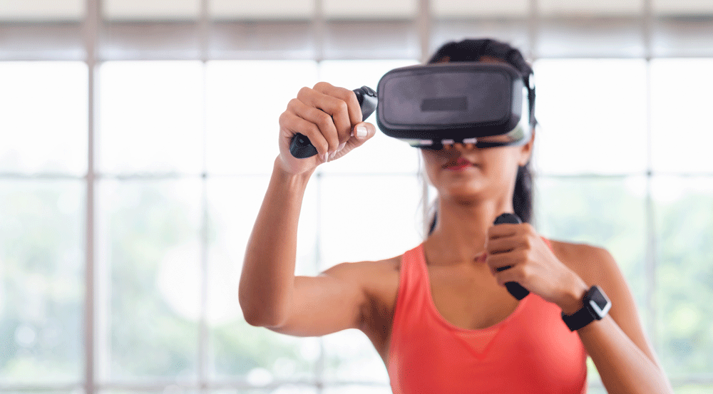 Virtual Reality motiviert zu sportlicher Bewegung zu Hause